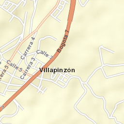 Villapinzón Street Map