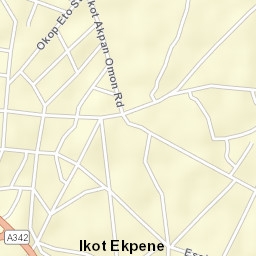 Ikot Ekpene Street Map