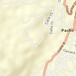 Pacho Street Map