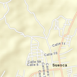 Suesca Street Map