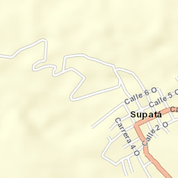 Supatá Street Map