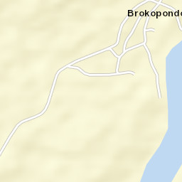 Brokopondo Street Map