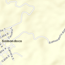 Somondoco Street Map