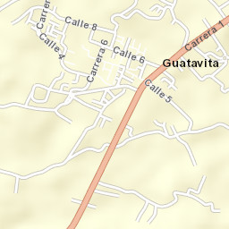 Guatavita Street Map