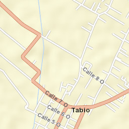 Tabio Street Map