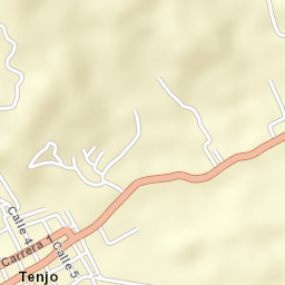 Tenjo Street Map