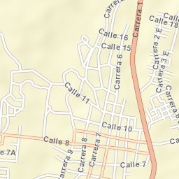 Lérida Street Map