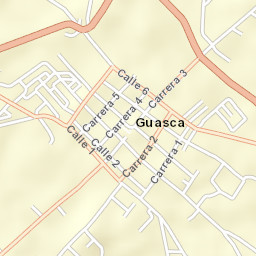 Guasca Street Map