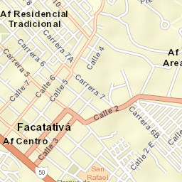 Facatativá Street Map
