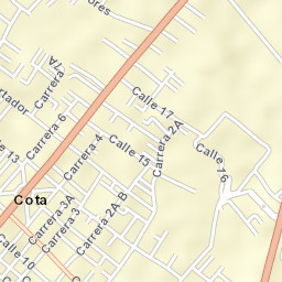Cota Street Map