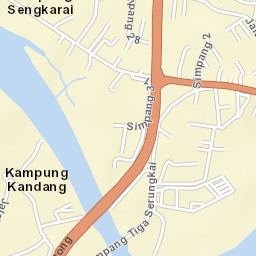 Tutong Street Map