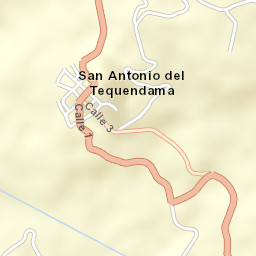 San Antonio del Tequendama Street Map