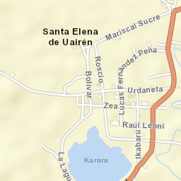 Santa Elena de Uairén Street Map