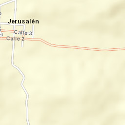 Jerusalén Street Map