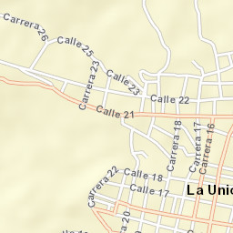 La Unión Street Map