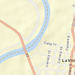 La Victoria Street Map