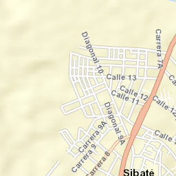 Sibaté Street Map