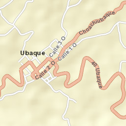 Ubaque Street Map