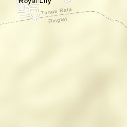 Tanah Rata Street Map