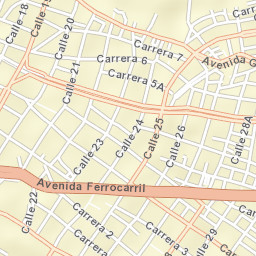 Ibagué Street Map