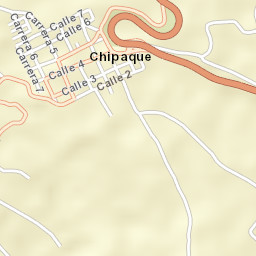 Chipaque Street Map