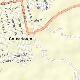 Caicedonia Street Map