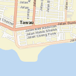 Tawau Street Map