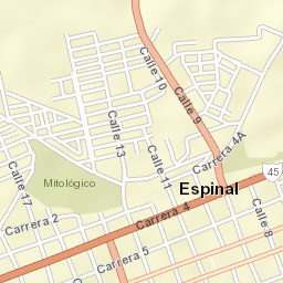 Espinal Street Map