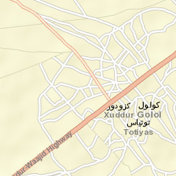 Xuddur Street Map
