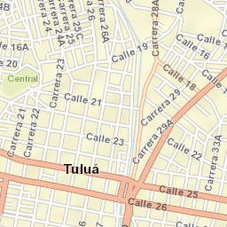 Tuluá Street Map