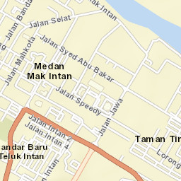 Teluk Intan Street Map