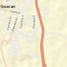 Guacarí Street Map