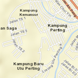 Bentong Town Street Map