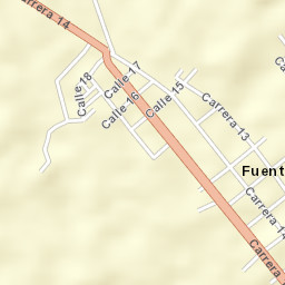 Fuente de Oro Street Map