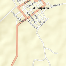 Alpujarra Street Map