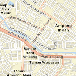 Ampang Street Map