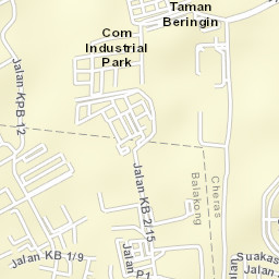 Kampong Baharu Balakong Street Map