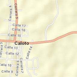 Caloto Street Map