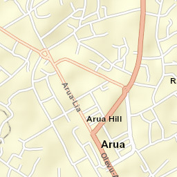 Arua Street Map