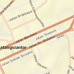 Pematangsiantar Street Map