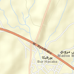Buurhakaba Street Map