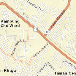 Bahau Street Map