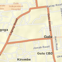 Gulu Street Map
