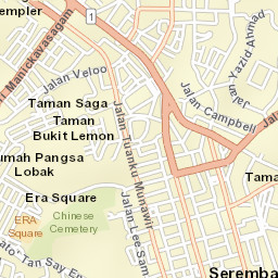 Seremban Street Map