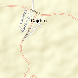 Cajibío Street Map