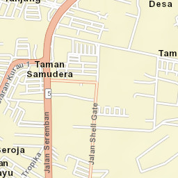 Port Dickson Street Map