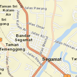 Segamat Street Map