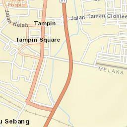 Tampin Street Map