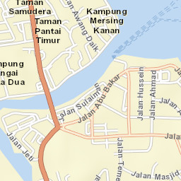 Mersing Street Map