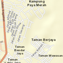 Labis Street Map